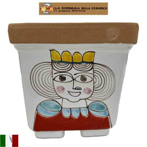 プランター カバー 陶器 スザンナデシモーネ シチリア陶器 イタリア インテリア