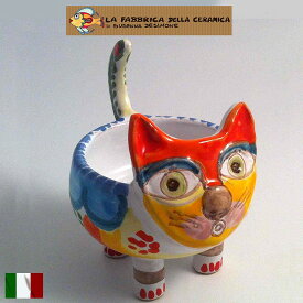 小物入れ 猫インテリア 陶器 スザンナ デ シモーネ イタリア製