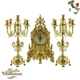 置き時計 真鍮 インテリア brass アンティーク ゴールド イタリア