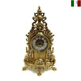 置き時計 真鍮 インテリア brass アンティーク ゴールド イタリア