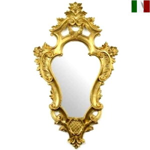 壁掛け鏡 壁掛けミラー ウォールミラー クラシック ゴールド イタリア