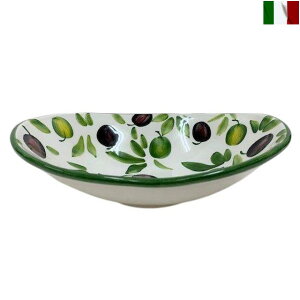 ボウル オリーブ柄 皿 イタリア 食器 お洒落 果実柄 インテリア