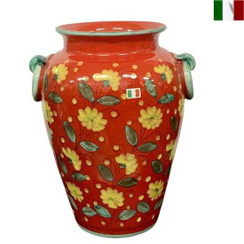 傘立て花柄 クラシック インテリア イタリア 陶器