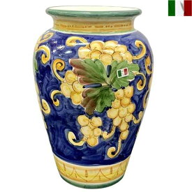 傘立て 花柄 クラシック インテリア イタリア 陶器
