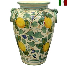 傘立て レモン柄 クラシック インテリア イタリア 陶器