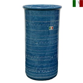 傘立て ブルー クラシック インテリア イタリア陶器