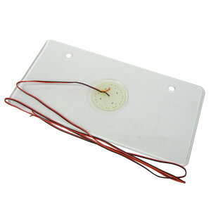 LED12灯 LED アクリル ナンバープレート フレーム / 処分品 アウトレット 返品交換不可