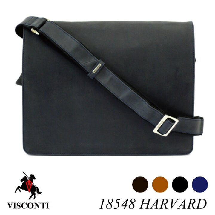 楽天市場】レザーメッセンジャーバッグ HARVARD[L]-18548 