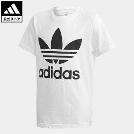 【公式】アディダス adidas 返品可 子供用トレフォイルTシャツ [Trefoil Tee] オリジナルス キッズ／子供用 ウェア・服 トップス Tシャツ 白 ホワイト DV2904 半袖 rabty