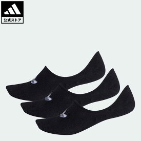 【公式】アディダス adidas 返品可 ノーショー ソックス 3足組 オリジナルス メンズ レディース アクセサリー ソックス・靴下 シューズインソックス 黒 ブラック FM0677 rabty p0524