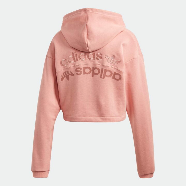 楽天市場 公式 アディダス Adidas 返品可 R Y V クロップド パーカー オリジナルス レディース ウェア 服 トップス パーカー フーディー スウェット トレーナー ピンク Gd30 トレーナー Adidas Online Shop 楽天市場店