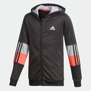 【公式】アディダス adidas マストハブ AEROREADY 3ストライプス フルジップパーカー / Must Haves AEROREADY 3-Stripes Full-Zip Hoodie キッズ ボーイズ ジム・トレーニング ウェア トップス パーカー ジャージ GE0559