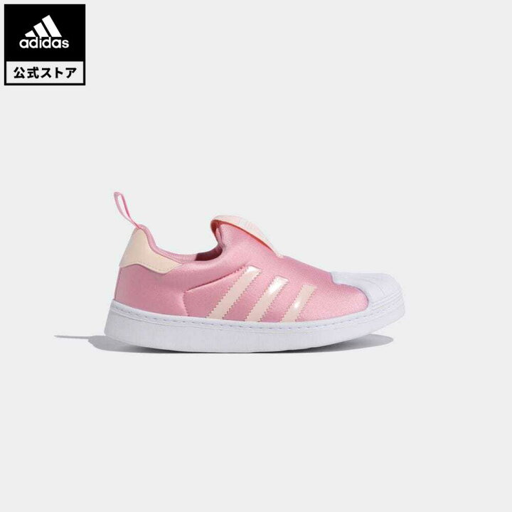 楽天市場 公式 アディダス Adidas 返品可 Ss 360 オリジナルス キッズ シューズ 靴 スニーカー スリッポン ピンク Fz2979 ローカット Adidas Online Shop 楽天市場店