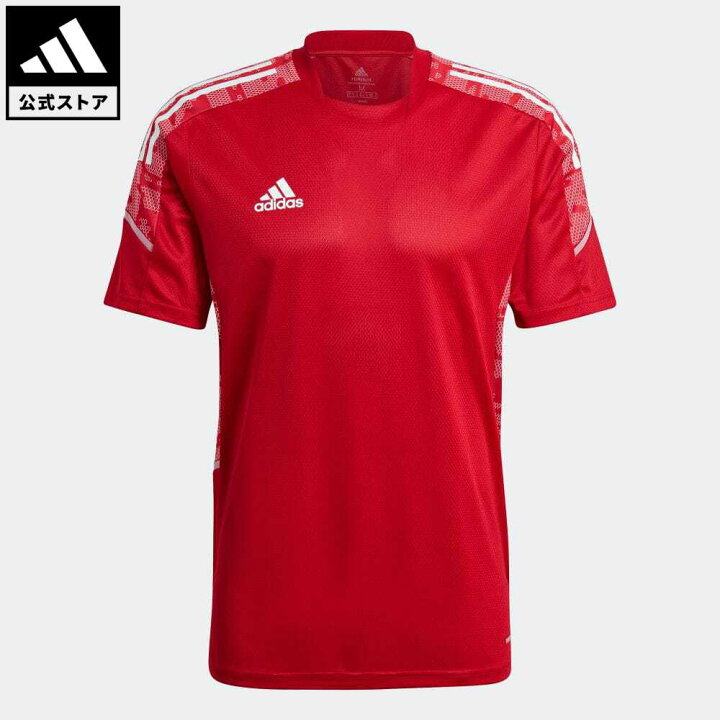楽天市場 公式 アディダス Adidas 返品可 サッカー Condivo 21 Primeblue トレーニングジャージー Condivo 21 Primeblue Training Jersey レディース メンズ ウェア 服 トップス ユニフォーム 赤 レッド Gh7166 Adidas Online Shop 楽天市場店