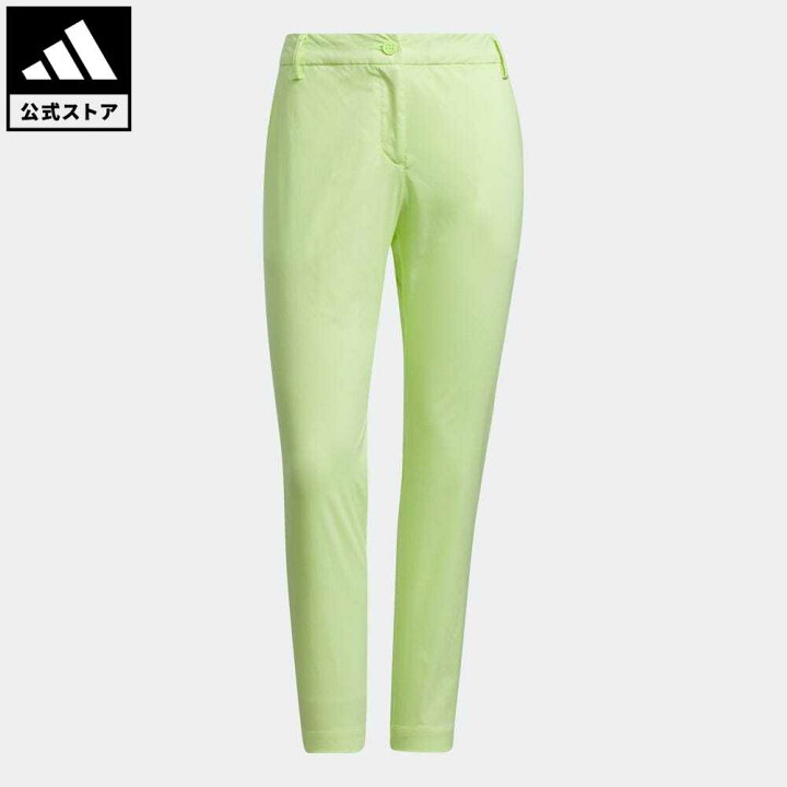 楽天市場 公式 アディダス Adidas 返品可 ゴルフ Ex Stretch シャンブレーアンクルパンツ Chambray Pants レディース ウェア 服 ボトムス パンツ イエロー Gm03 Notp Adidas Online Shop 楽天市場店