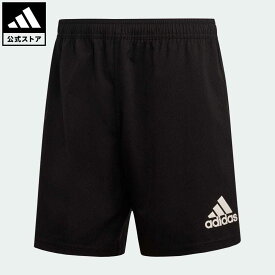 【公式】アディダス adidas 返品可 ラグビー ラグビー3ストライプショーツ メンズ ウェア・服 ボトムス ショートパンツ・短パン 黒 ブラック DY8495