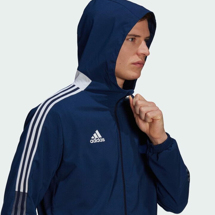 楽天市場 公式 アディダス Adidas 返品可 サッカー ティロ 21 ウインドブレーカー Tiro 21 Windbreaker レディース メンズ ウェア 服 アウター ジャケット ジャージ 青 ブルー Gp4962 Adidas Online Shop 楽天市場店