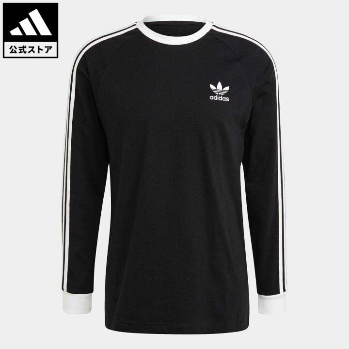 楽天市場 公式 アディダス Adidas 返品可 アディカラー クラシックス 3ストライプ 長袖tシャツ オリジナルス メンズ レディース ウェア 服 トップス Tシャツ 黒 ブラック Gn3478 ロンt Nm Otd Adidas Online Shop 楽天市場店