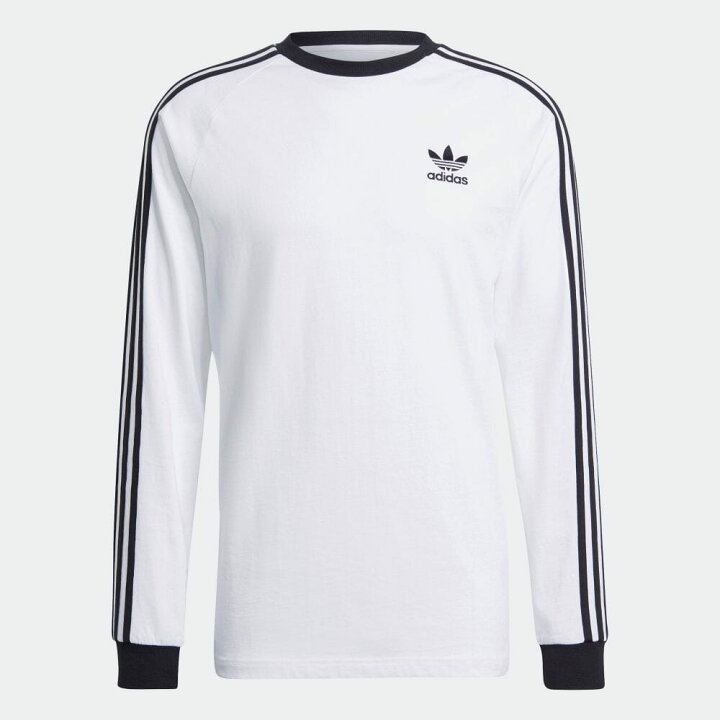楽天市場 公式 アディダス Adidas 返品可 アディカラー クラシックス 3ストライプ 長袖tシャツ オリジナルス メンズ レディース ウェア 服 トップス Tシャツ 白 ホワイト Gn3477 ロンt Adidas Online Shop 楽天市場店