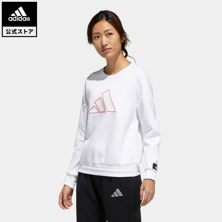 楽天市場 公式 アディダス Adidas 返品可 スウェットシャツ Sweater アスレティクス レディース ウェア 服 トップス スウェット トレーナー 白 ホワイト Gp0719 Adidas Online Shop 楽天市場店 楽天市場 公式 アディダス Adidas 返品可 スウェットシャツ Sweater アスレティクス レディース ウェア 服 トップス スウェット トレーナー 白 ホワイト Gp0719 Adidas Online Shop 楽天市場店