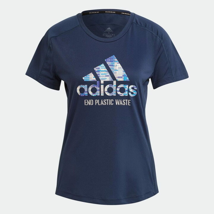 楽天市場 公式 アディダス Adidas 返品可 ランニング Run For The Oceans グラフィック 半袖tシャツ Run For The Oceans Graphic Tee レディース ウェア 服 トップス Tシャツ 青 ブルー Gj6463 ランニングウェア 半袖 Adidas Online Shop 楽天市場店