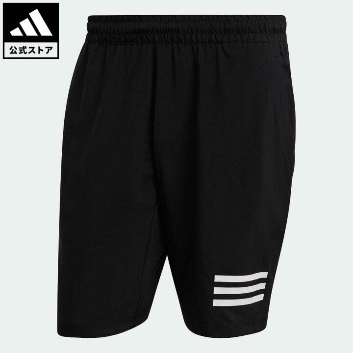 楽天市場 公式 アディダス Adidas 返品可 テニス クラブ テニス 3ストライプス ショーツ Club Tennis 3 Stripes Shorts メンズ ウェア 服 ボトムス ショートパンツ 短パン 黒 ブラック Gl5411 Adidas Online Shop 楽天市場店