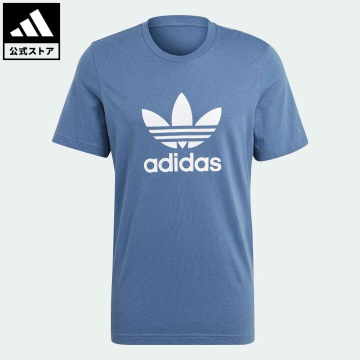 楽天市場 公式 アディダス Adidas 返品可 アディカラー クラシックス トレフォイル 半袖tシャツ オリジナルス レディース メンズ ウェア 服 トップス Tシャツ 青 ブルー Gn3467 半袖 Adidas Online Shop 楽天市場店
