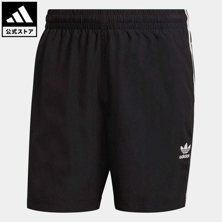 楽天市場 公式 アディダス Adidas 返品可 アディカラー クラシックス スリーストライプ スイムショーツ オリジナルス メンズ ウェア 服 水着 スイムショーツ 黒 ブラック H Adidas Online Shop 楽天市場店