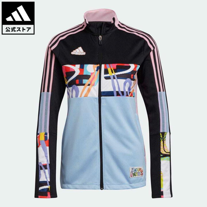 楽天市場 公式 アディダス Adidas 返品可 サッカー アディダス ラブ ユナイツ ティロ トラックジャケット レディース ウェア 服 アウター ジャケット ジャージ 黒 ブラック H501 Eoss22ss Adidas Online Shop 楽天市場店