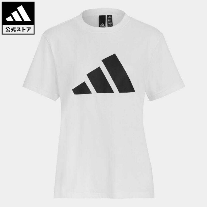 楽天市場 公式 アディダス Adidas 返品可 アディダス スポーツウェア フューチャー アイコン ロゴ グラフィック 半袖tシャツ スポーツウェア レディース ウェア 服 トップス Tシャツ 白 ホワイト Gu9697 半袖 Adidas Online Shop 楽天市場店