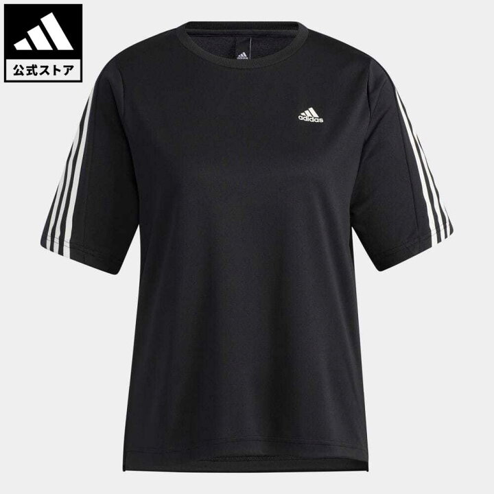 楽天市場 公式 アディダス Adidas 返品可 24 7 半袖tシャツ レディース ウェア 服 トップス Tシャツ 黒 ブラック H294 半袖 Eoss22ss Adidas Online Shop 楽天市場店