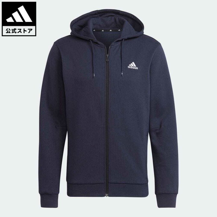 楽天市場 公式 アディダス Adidas 返品可 パーカー メンズ ウェア 服 トップス パーカー フーディー ジャージ 青 ブルー Hb50 トレーナー Adidas Online Shop 楽天市場店