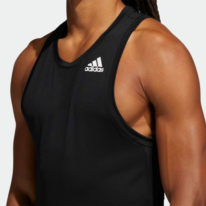 楽天市場 公式 アディダス Adidas 返品可 ジム トレーニング Aeroready ライト ライド タンクトップ メンズ ウェア 服 トップス Tシャツ 黒 ブラック Gt0247 ノースリーブ Adidas Online Shop 楽天市場店