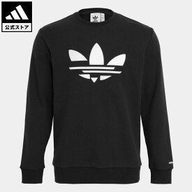 【40%OFF 6/4-6/11】【公式】アディダス adidas 返品可 BOLD CREW オリジナルス メンズ ウェア・服 トップス スウェット（トレーナー） 黒 ブラック H37731 p0604