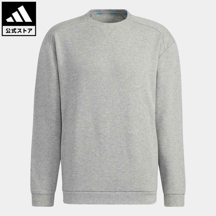 楽天市場 公式 アディダス Adidas 返品可 ゴルフ プライムグリーン 保温 長袖クルーネックスウェット メンズ ウェア 服 トップス スウェット トレーナー グレー Gt3314 Adidas Online Shop 楽天市場店