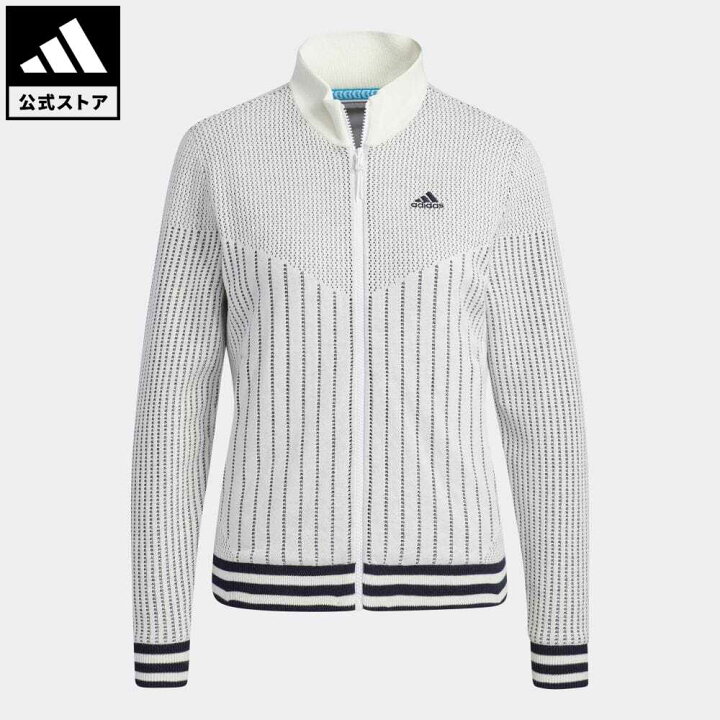 楽天市場 公式 アディダス Adidas 返品可 ゴルフ スリーストライプス 防風 長袖ライニングフルジップセーター レディース ウェア 服 アウター ジャケット 白 ホワイト Gv1238 Adidas Online Shop 楽天市場店