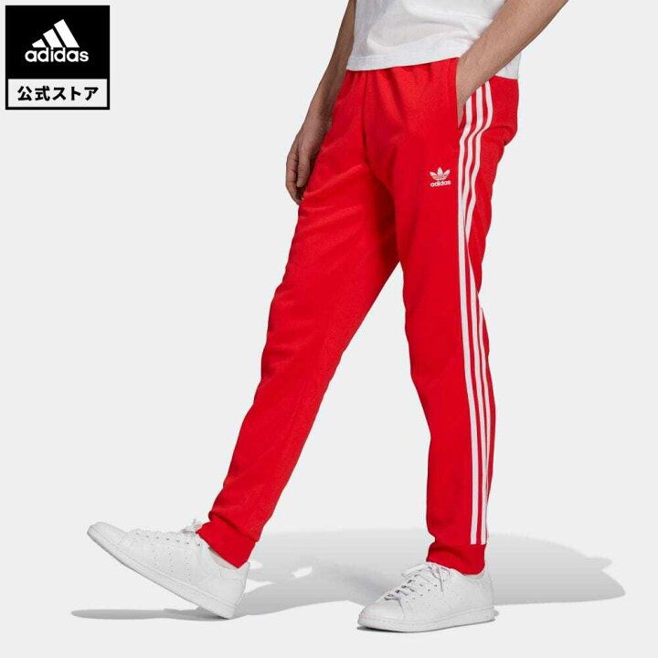 楽天市場 公式 アディダス Adidas 返品可 アディカラー クラシック Primeblue Sst トラックパンツ ジャージ オリジナルス レディース メンズ ウェア 服 ボトムス ジャージ パンツ 赤 レッド H 下 Adidas Online Shop 楽天市場店