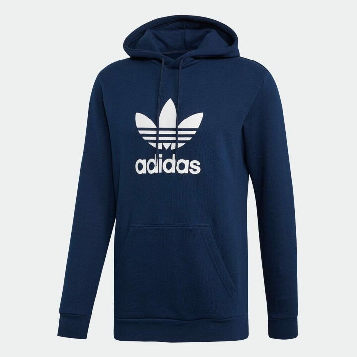 楽天市場 公式 アディダス Adidas 返品可 トレフォイル パーカー オリジナルス レディース メンズ ウェア 服 トップス パーカー フーディー スウェット トレーナー 青 ブルー Ej96 トレーナー Adidas Online Shop 楽天市場店