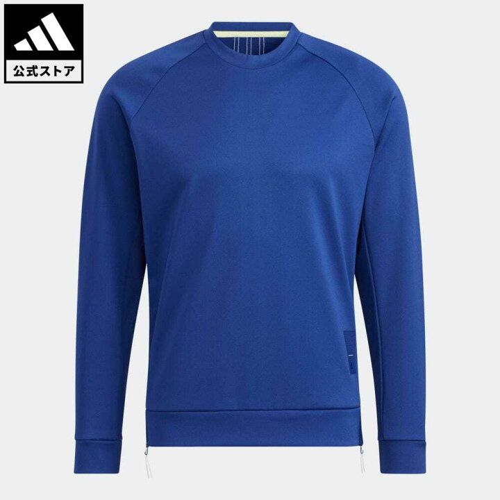 楽天市場 公式 アディダス Adidas 返品可 ゴルフ プライムグリーン 防風長袖クルーネックスウェット メンズ ウェア 服 トップス スウェット トレーナー 青 ブルー Gt3649 Adidas Online Shop 楽天市場店