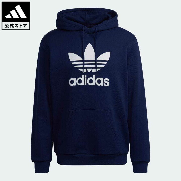 楽天市場 公式 アディダス Adidas 返品可 アディカラー クラシックス トレフォイル パーカー オリジナルス メンズ ウェア 服 トップス パーカー フーディー スウェット トレーナー 青 ブルー H トレーナー Adidas Online Shop 楽天市場店