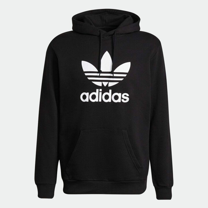 楽天市場 公式 アディダス Adidas 返品可 アディカラー クラシックス トレフォイル パーカー オリジナルス メンズ ウェア 服 トップス パーカー フーディー スウェット トレーナー 黒 ブラック H トレーナー Adidas Online Shop 楽天市場店