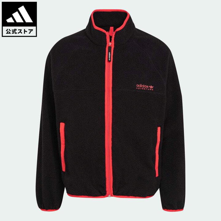 楽天市場 公式 アディダス Adidas 返品可 アディダス アドベンチャー ポーラーフリース ジップスルー トラックジャケット オリジナルス メンズ ウェア 服 トップス フリース 黒 ブラック H Nm Otd Eoss22ss Adidas Online Shop 楽天市場店