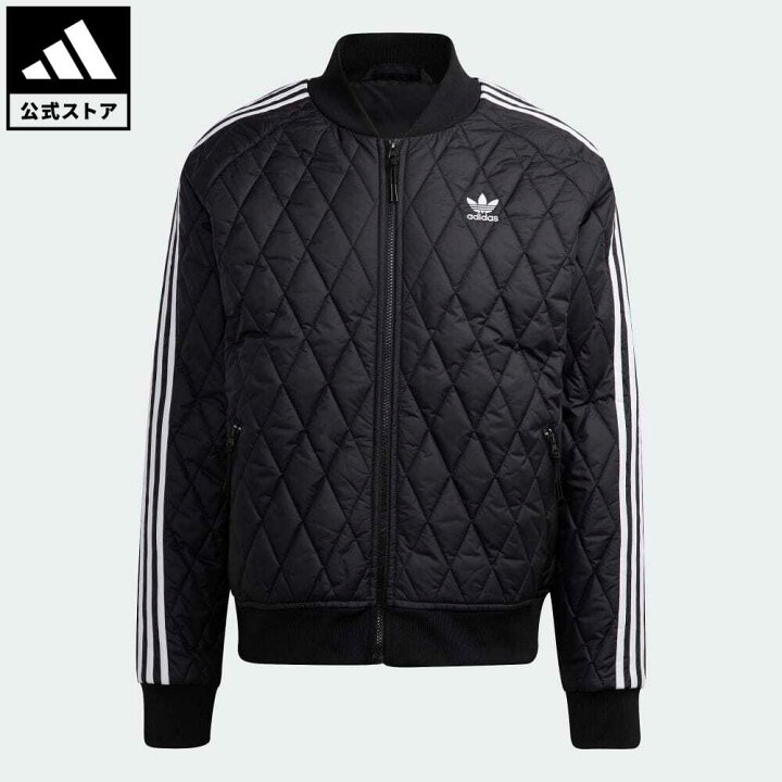 楽天市場 公式 アディダス Adidas 返品可 アディカラー クラシックス キルト Sst トラックジャケット ジャージ オリジナルス メンズ ウェア 服 トップス ジャージ 黒 ブラック H Adidas Online Shop 楽天市場店