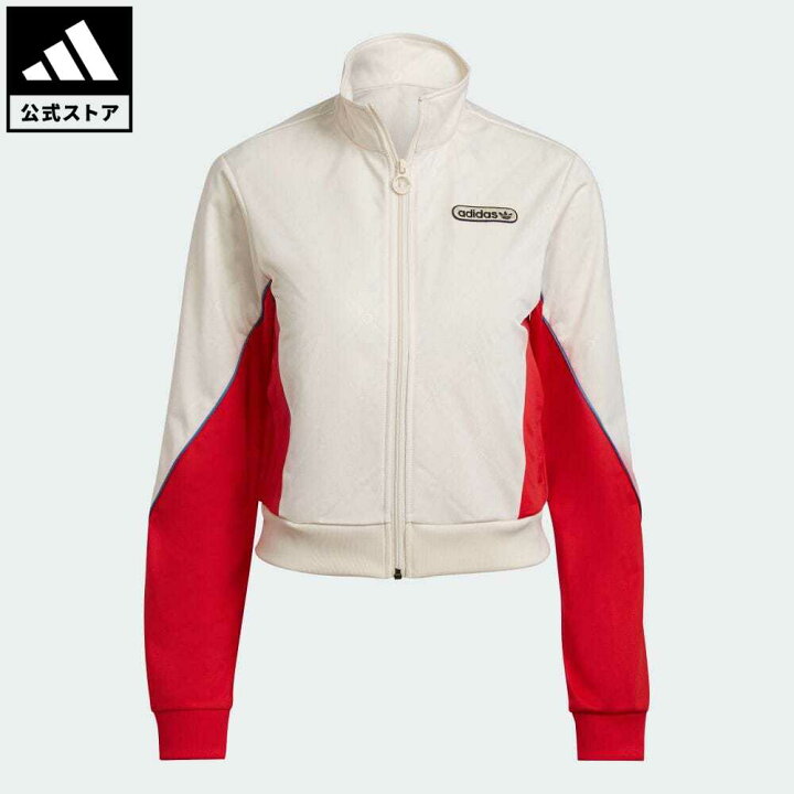 楽天市場 公式 アディダス Adidas 返品可 トラックトップ ジャージ オリジナルス レディース ウェア 服 アウター ジャケット ジャージ 白 ホワイト Hl0066 Eoss22ss Adidas Online Shop 楽天市場店