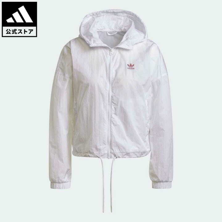 楽天市場 公式 アディダス Adidas 返品可 ウインドブレーカー オリジナルス レディース ウェア 服 アウター ウインドブレーカー 白 ホワイト H465 Eoss22ss Adidas Online Shop 楽天市場店