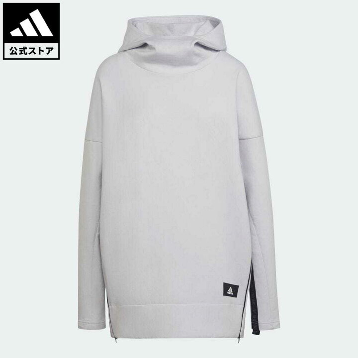 楽天市場 公式 アディダス Adidas 返品可 アディダス スポーツウェア ミッションビクトリーパーカー スポーツウェア レディース ウェア 服 トップス パーカー フーディー スウェット トレーナー グレー He1703 トレーナー Adidas Online Shop 楽天市場店