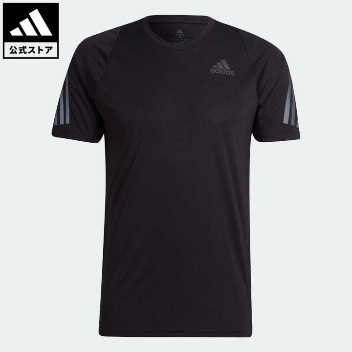 楽天市場 公式 アディダス Adidas 返品可 ランニング ラン アイコン 半袖tシャツ メンズ ウェア 服 トップス Tシャツ 黒 ブラック He2474 ランニングウェア 半袖 Summershop22 Adidas Online Shop 楽天市場店