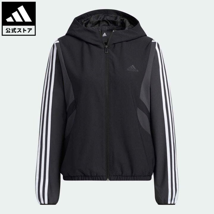 楽天市場 公式 アディダス Adidas 返品可 Field Issue ウーブンジャケット レディース ウェア 服 アウター ジャケット 黒 ブラック Hf0033 Eoss22ss Adidas Online Shop 楽天市場店