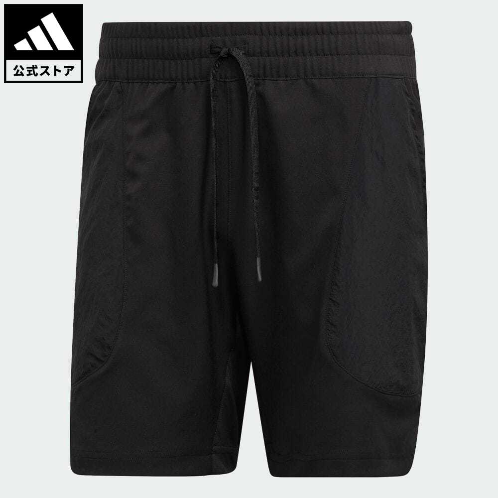 【公式】アディダス adidas 返品可 テニス メルボルン テニス エルゴ 7インチショーツ メンズ ウェア・服 ボトムス ショートパンツ・短パン 黒 ブラック H67148 ロングパンツ