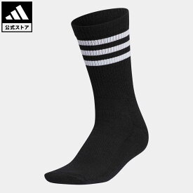 【公式】アディダス adidas 返品可 ゴルフ クルー丈 スリーストライプ クッションソックス レディース アクセサリー ソックス・靴下 クルーソックス 黒 ブラック HA5934 Gnot